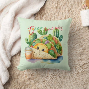Fiesta Taco 'bout Baby Shower Niedlich Fun Modern Kissen