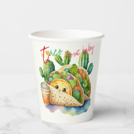 Fiesta Taco 'bout Baby Shower Niedlich Fun Modern Pappbecher