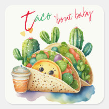Fiesta Taco 'bout Baby Shower Niedlich Fun Modern