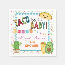Fiesta Taco Bout Ein Babyduschpapier Napkin Serviette