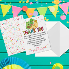Fiesta Taco Bout Kinderdusche Danke Karte