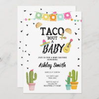 Fiesta Taco Bout Liebe Cactus Black Baby Shower