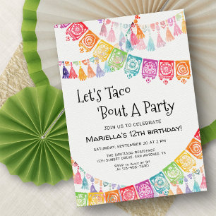 Fiesta Taco Bout Party Geburtstagseinladung Einladung