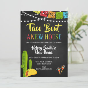 Fiesta Taco Über Eine Neue Haus Hausparty Einladung