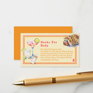 Fiesta Tacos Tequila Kinderduschbücher für Kinder Begleitkarte