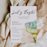 Fiesta Tequila Watercolor Bridal Dusche