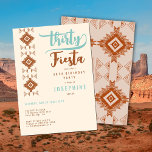 Fiesta Terracotta Desert Print 30. Geburtstag Part Einladung<br><div class="desc">Eine schlichte,  moderne,  elegante und schicke Party Einladung aus dem 30. Jubiläum mit einem südwestlichen Wüstenmotiv und einem handgezeichnet südwestlichen Stammesmotiv im ausdrucksstarken,  kunstvollen Stil. Eine schöne Wahl für eine 30-jährige Geburtstagsfeier in der Wüste,  in Arizona,  an einem Wellness-Center,  zum Beispiel in Scottsdale etc.</div>