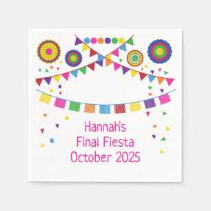 Fiesta Theme Cocktail Napkin Serviette
