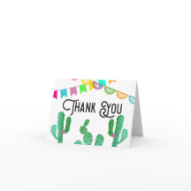 Fiesta-Themen Dankeschön Karten