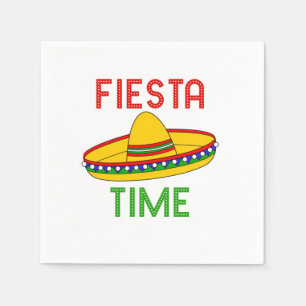 Fiesta Time Cinco De Mayo Paper Napkins Serviette
