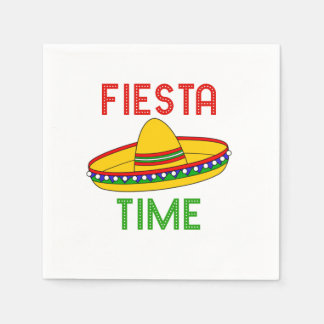Fiesta Time Cinco De Mayo Paper Napkins Serviette