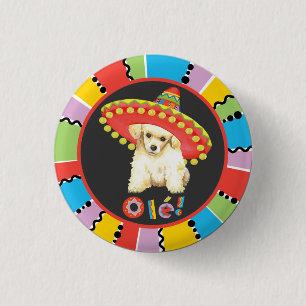 Fiesta Toy Poodle Button