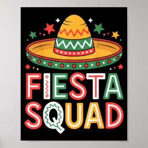 Fiesta-Trupp Party-Liebhaber mexikanische Stimmung Poster