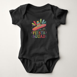 Fiesta-Truppe Cinco de Mayo Familien-Matching Baby Strampler