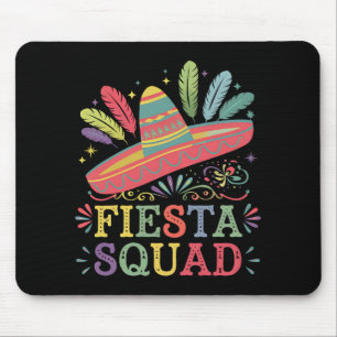 Fiesta-Truppe Cinco de Mayo Familien-Matching Mousepad
