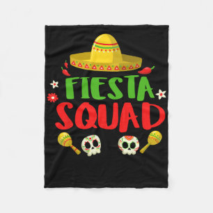 Fiesta-Truppe Cinco De Mayo Mexicanisches Geschenk Fleecedecke