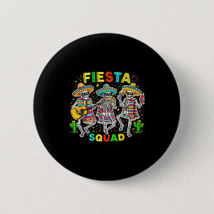 Fiesta-Truppe Cinco de Mayo Taco-Musik mexikanisch Button