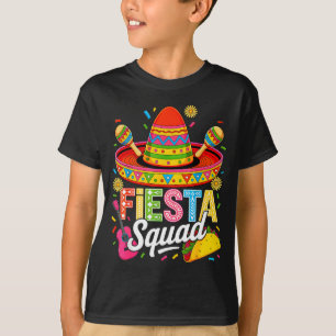 Fiesta-Truppe lustig cinco de mayo lasst uns feier T-Shirt