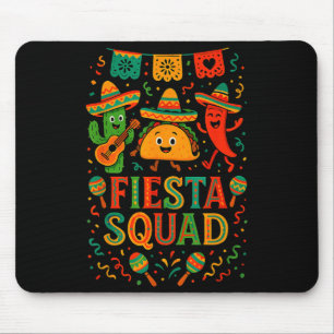 Fiesta-Truppe lustiger Cinco-de-Mayo-Sombrero Kakt Mousepad