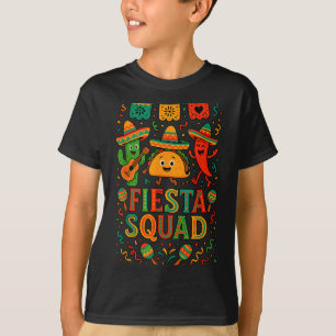 Fiesta-Truppe lustiger Cinco-de-Mayo-Sombrero Kakt T-Shirt