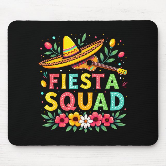 Fiesta-Truppe passend zum Cinco de Mayo mexikanisc Mousepad (Vorne)