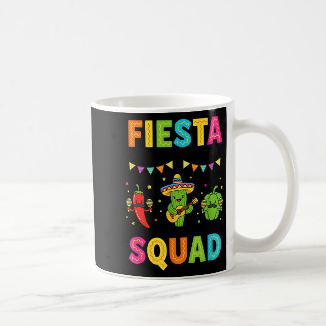 Fiesta-Truppe süßer Kaktus Paprika Paprika Kinder Kaffeetasse (Rechts)