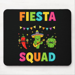 Fiesta-Truppe süßer Kaktus Pfeffer Paprika Kinder Mousepad