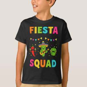 Fiesta-Truppe süßer Kaktus Pfeffer Paprika Kinder T-Shirt