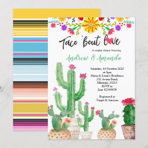 Fiesta verbindet Polterabend-Einladung Einladung