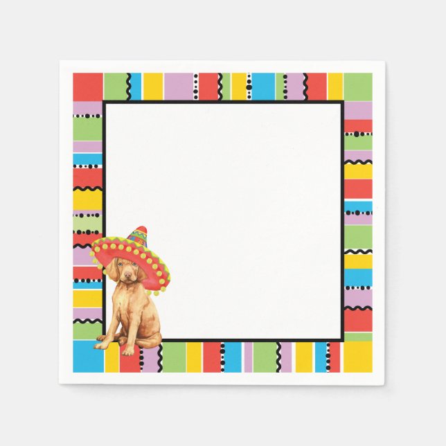 Fiesta Vizsla Napkins Serviette (Vorderseite)
