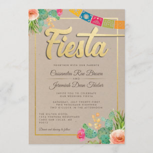 Fiesta Wedding Einladung