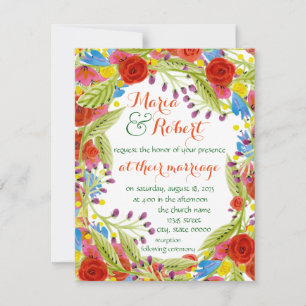 Fiesta Wedding Einladung