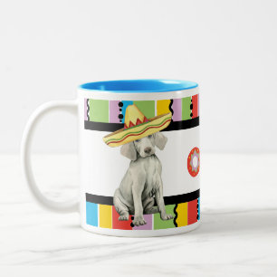 Fiesta Weimaraner Zwei-Tone-Kaffee-Tasse Zweifarbige Tasse