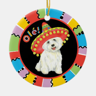 Fiesta Westie Keramikornament
