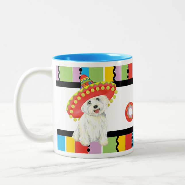 Fiesta Westie Zweifarbige Tasse (Links)
