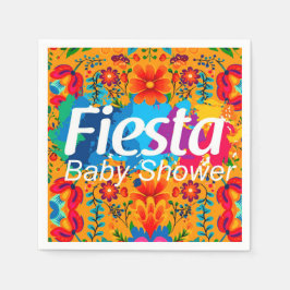 Fiesta Yellow Farful Floral Neutral Baby Dusche Serviette