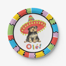 Fiesta Yorkie Pappteller