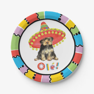 Fiesta Yorkie Pappteller