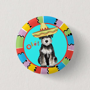 Fiesta-Zwergschnauzer Button