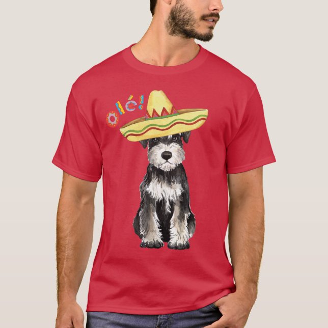 Fiesta-Zwergschnauzer T-Shirt (Vorderseite)