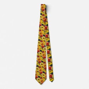 "Fiesty floral 3" Blumengarten Neck Tie Krawatte