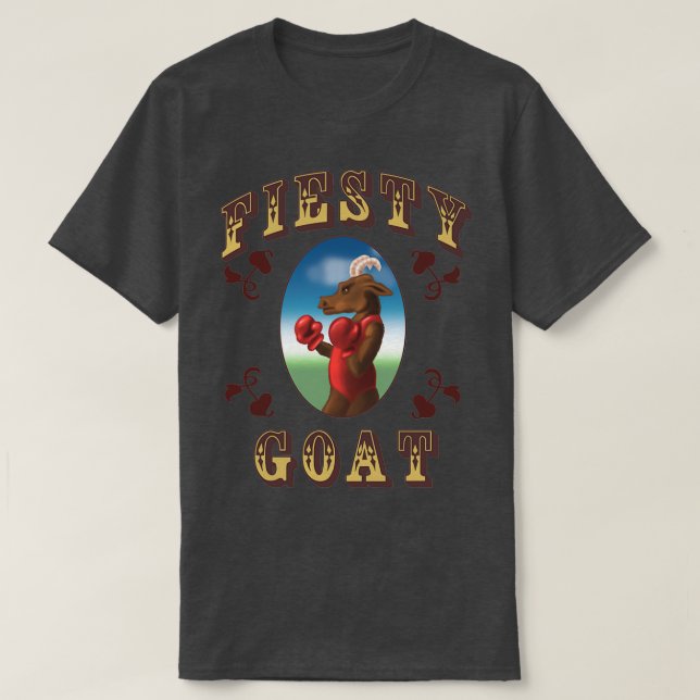 Fiesty Goat  T-Shirt (Design vorne)