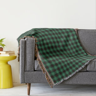 Fife District Tartan Throw Blanket Decke