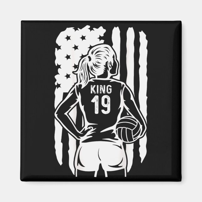 Fife Life High School Volleyball King 19  Magnet (Vorne)