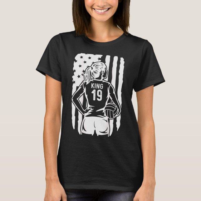 Fife Life High School Volleyball King 19  T-Shirt (Vorderseite)