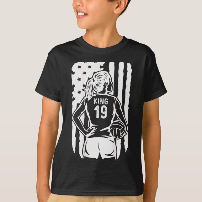 Fife Life High School Volleyball King 19  T-Shirt (Vorderseite)
