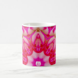 FIFI ~ PERSONALISIERTE ROSE FRAKTAL ~ KAFFEETASSE