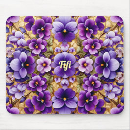 FIFI ~ Violets und Gold ~ Mousepad
