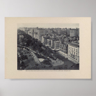 Fifth Ave, 59th Street, Central Park, Millionäre Poster