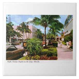 Fifth Ave. Shopping, Neapel, Florida Vintag Fliese